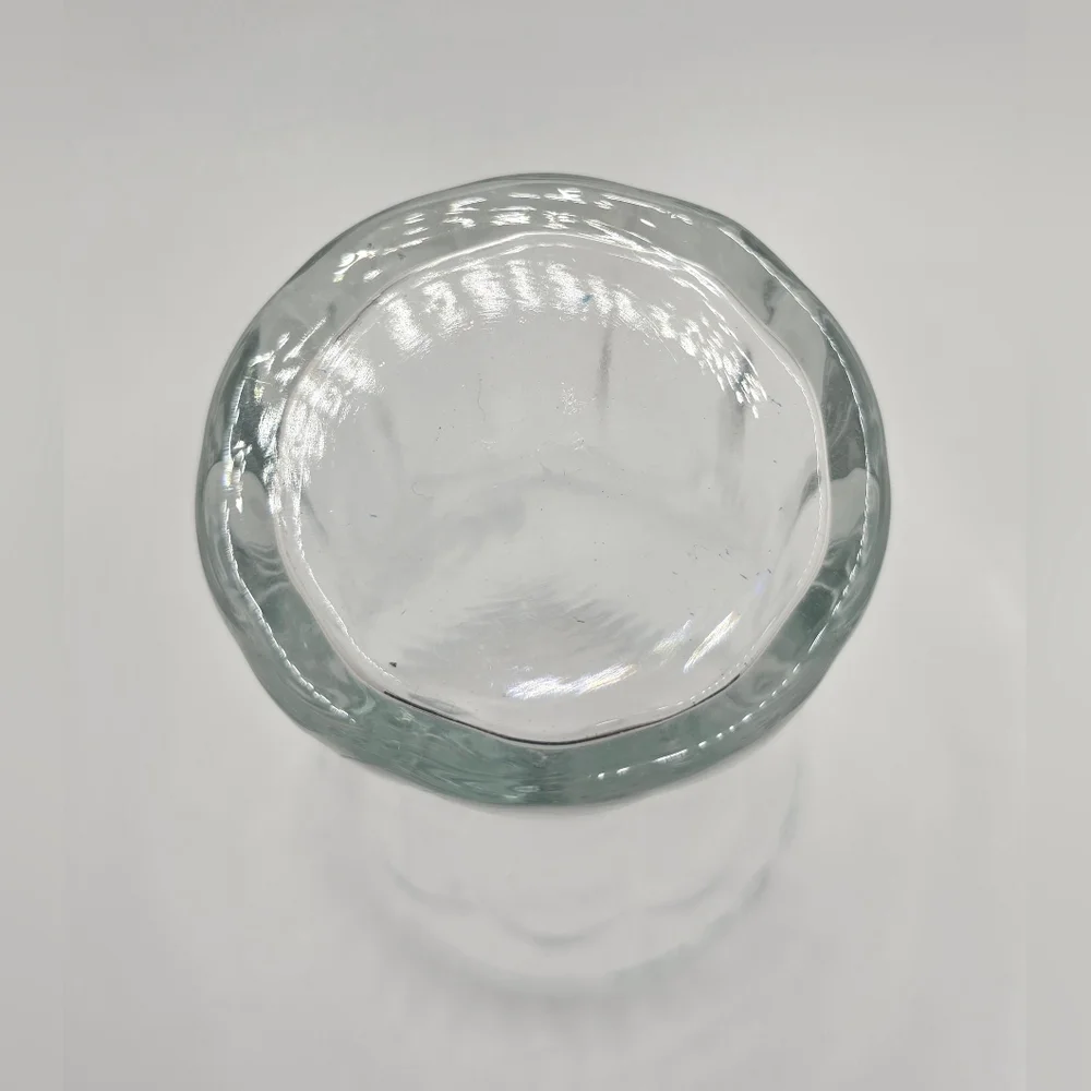 Vintage Coca Cola Clear Glass Cup Mug 6” Tall EUC